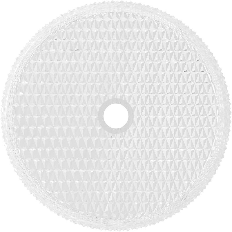 Mexen Aura стъклена мивка над плот 39 x 39 см, прозрачна - 24013900