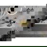 Mexen Aura стъклена мивка за монтаж на плот 39 x 39 см, златна - 24013950