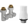 Mexen G02 термостатичен комплект от два тръби DN50, прави 1/2"x3/4", никел - W912-012-928-01