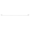 Mexen CH10 Хигиеничен панелен радиатор 600 x 2000 mm, странично свързване, 1249 W, бял - W410H-060-200-00