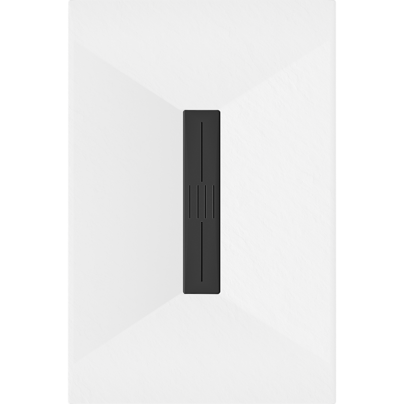 Mexen Toro правоъгълна душ кабина SMC 110 x 80 cm, бяла, черно покритие - 43108011-B