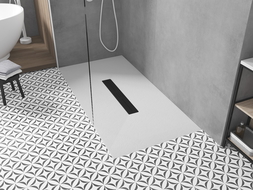 Mexen Toro правоъгълно корито SMC 200 x 90 см, бяло, черен капак - 43109020-B