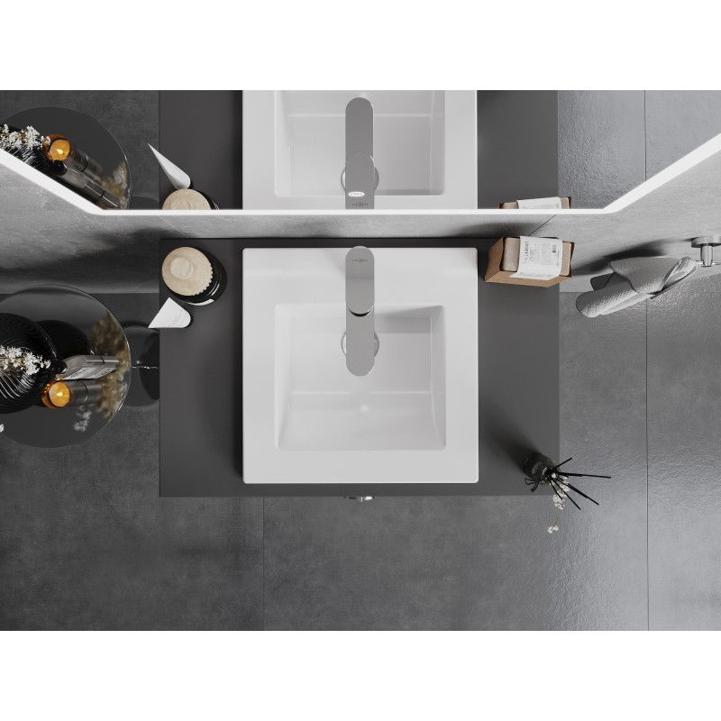 Mexen Atena мивка вградена в плот 41 x 41 см, бяла - 25014100