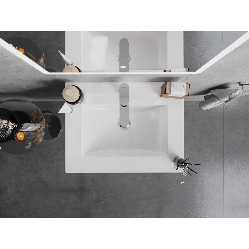 Mexen Atena мивка вградена в плот 61 x 46 см, бяла - 25016000