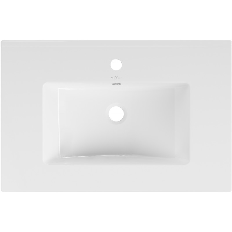 Mexen Atena мивка вградена в плот 71 x 46 см, бяла - 25017000