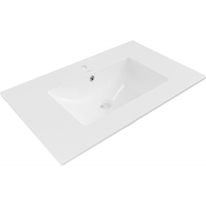 Mexen Atena умивалник за вграждане в плот 76 x 46 см, бял - 25017500