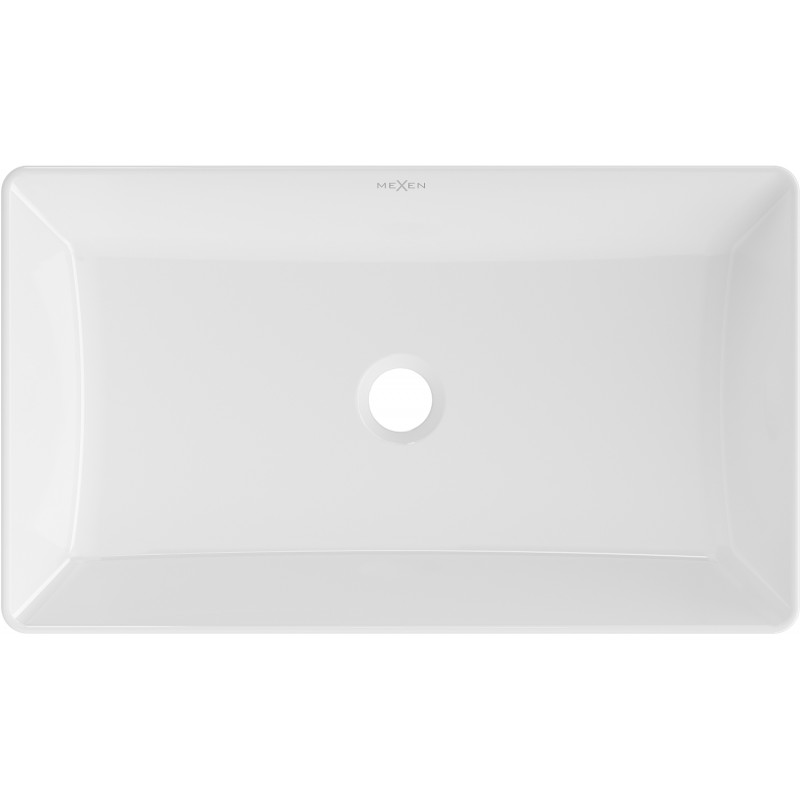 Mexen Nadia мивка за плот 62 x 35 см, бяла - 21616000