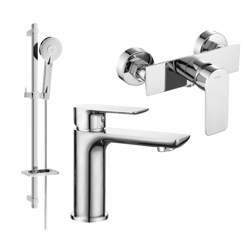 Mexen Alfa DQ40 душ комплект, хром - 745704DQ40-00