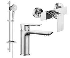 Mexen Alfa DQ40 душ комплект, хром - 745704DQ40-00