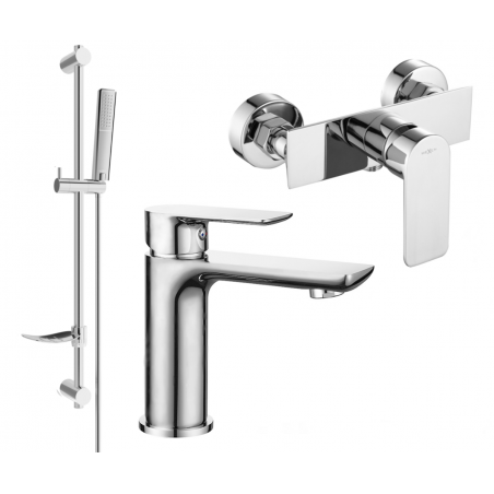 Mexen Alfa DF72 комплект за душ, хром - 745704DF72-00