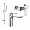 Mexen Alfa DF72 душов комплект, хром - 745704DF72-00