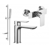 Mexen Alfa DF72 комплект за душ, хром - 745704DF72-00