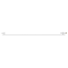 Mexen CVH10 Хигиеничен панелен радиатор 900 x 2600 mm, долно свързване, 2322 W, бял - W610H-090-260-00