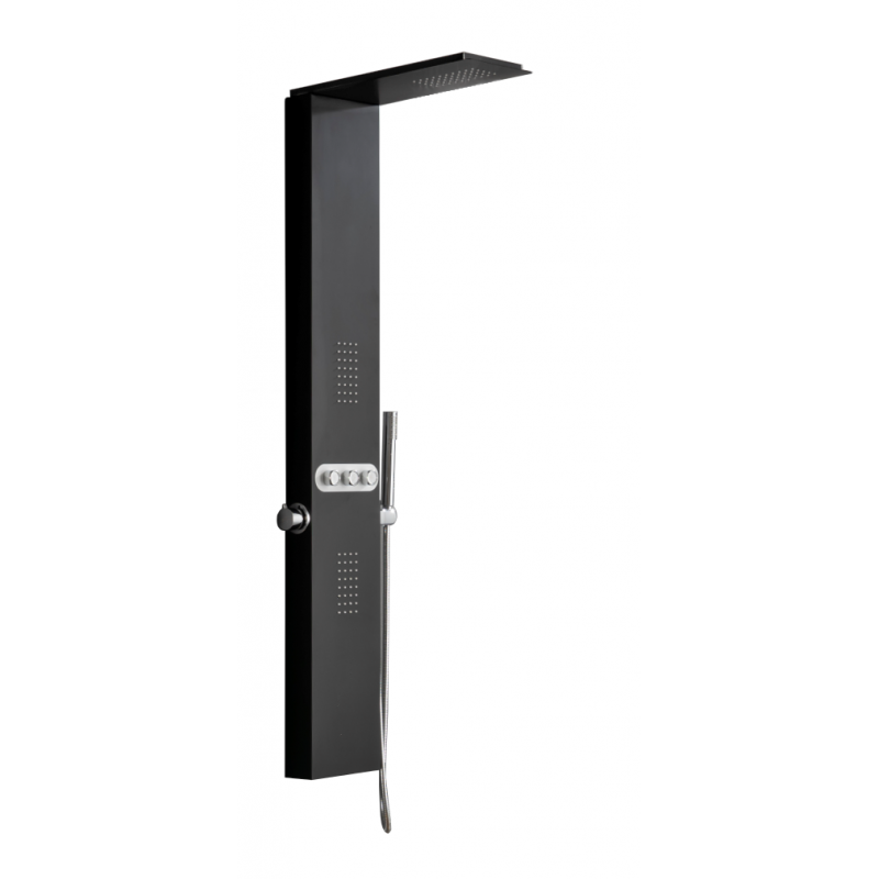 Mexen Omar панел за душ, черен - 7610-03-70