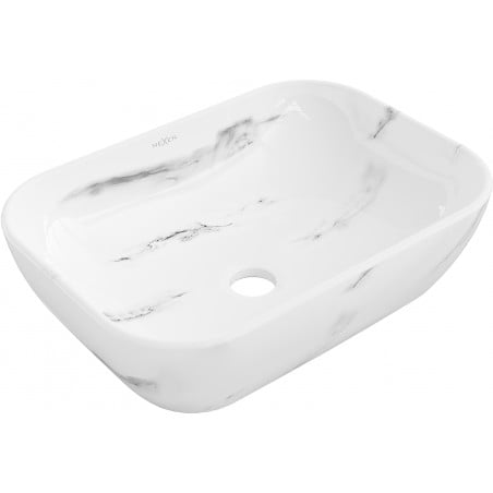 Mexen Rita поставка мивка 45 x 32 см, бял камък - 21084582