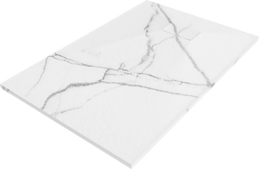 Mexen Hugo правоъгълно корито SMC 100 x 80 cm, бял камък - 42158010