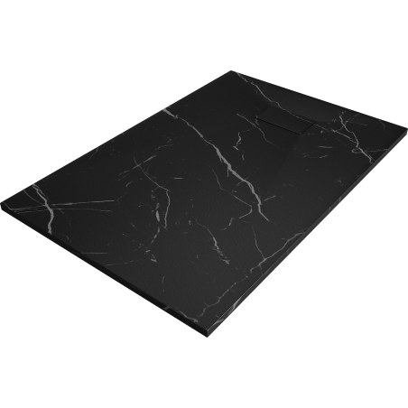 Mexen Hugo правоъгълно корито SMC 120 x 80 см, черен камък - 42758012