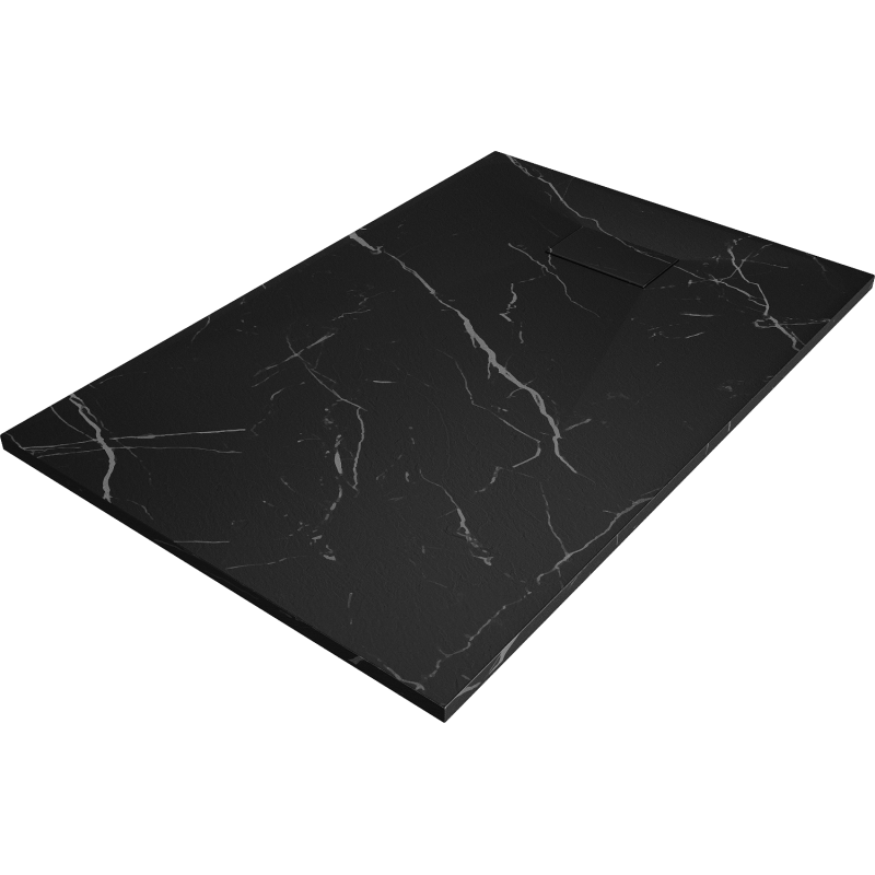 Mexen Hugo правоъгълно SMC корито за душ 120 x 90 см, черен камък - 42759012