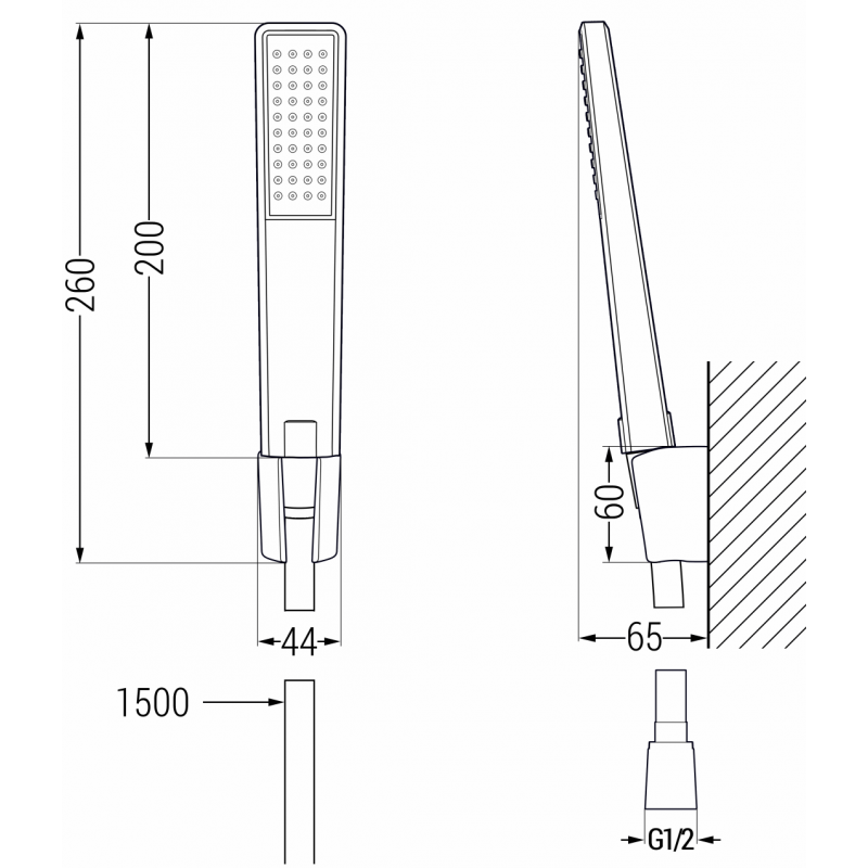 Mexen Alfa R72 комплект вана, хром - 745713R72-00