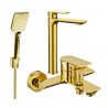 Mexen Alfa R62 комплект за баня, златист - 745713R62-50