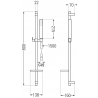 Mexen Aries DQ77 комплект за вана, златен - 744803DQ77-50