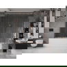 Mexen Velar Duo двукрилен плъзгащ се екран за вана 190 x 150 cm, прозрачен, розово злато - 896-190-000-02-60