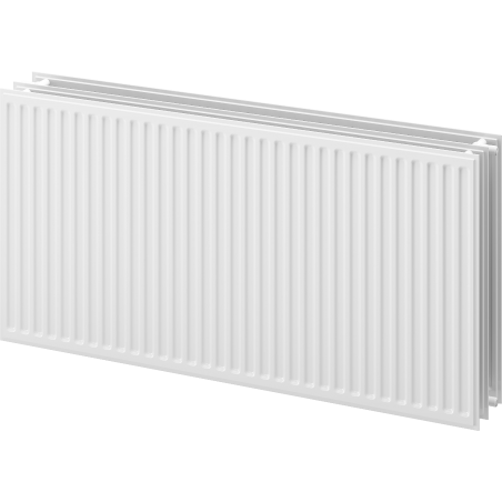 Mexen CH30 хигиеничен панелен радиатор 600 x 1400 mm, странично свързване, 2112 W, бял - W430H-060-140-00