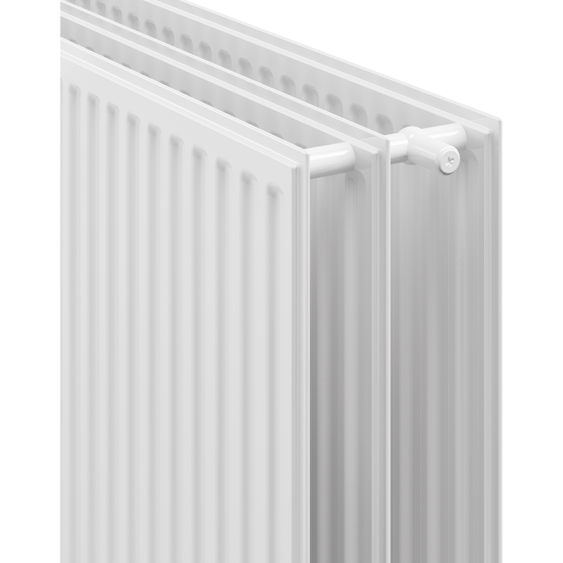 Mexen CH30 Хигиенен панелен радиатор 900 x 3000 mm, странична връзка, 6193 W, бял - W430H-090-300-00