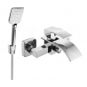 Mexen Aries R62 смесител за вана със душ комплект, хром - 74483R62-00