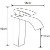 Mexen Aries R77 комплект за вана, хром - 744803R77-00