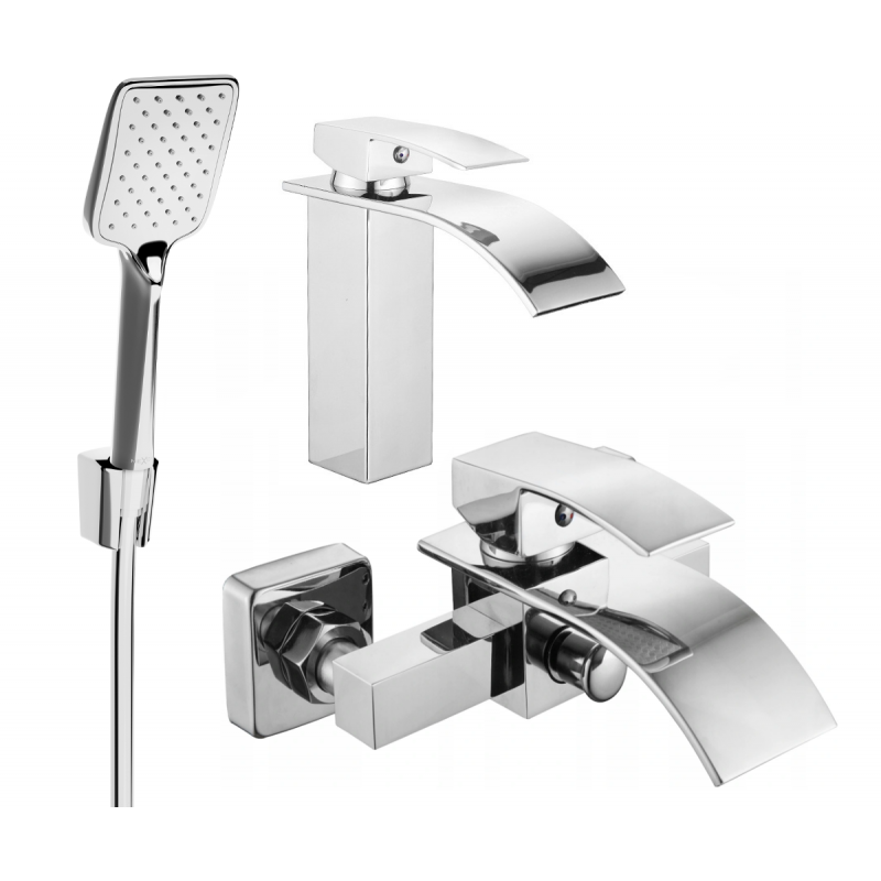 Mexen Aries Комплект за вана R62, хром - 744803R62-00