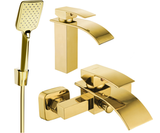 Mexen Aries R62 комплект вана, златен - 744803R62-50
