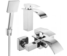 Комплект за вана Mexen Aries R45, хром - 744803R45-00