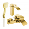 Mexen Aries R45 златен комплект за вана - 744803R45-50