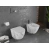 Mexen Lena WC купа Rimless със забавено падане Slim, дуропласт, бял камък - 30224094