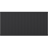 Mexen CH10 Хигиеничен плочков радиатор 600 x 1600 mm, странично свързване, 999 W, антрацит - W410H-060-160-66