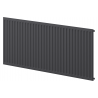 Mexen CH10 Хигиеничен плочков радиатор 600 x 1600 mm, странично свързване, 999 W, антрацит - W410H-060-160-66