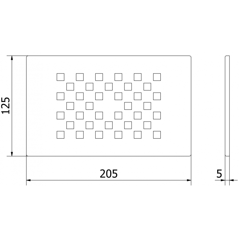 Mexen Hugo маскировка за поддушово корито, бяла - 42910020