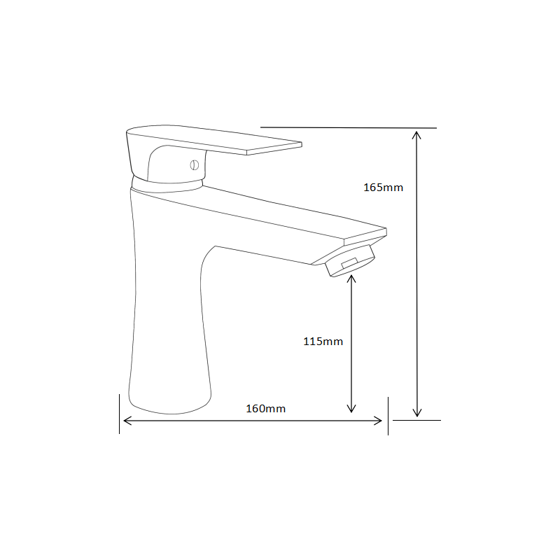 Mexen Axel DB40 комплект за вана, хром - 73803DB40-00