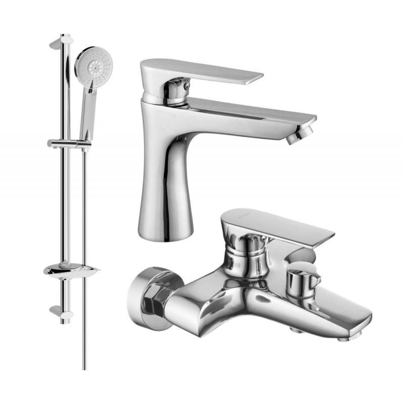 Mexen Axel DB40 комплект за вана, хром - 73803DB40-00
