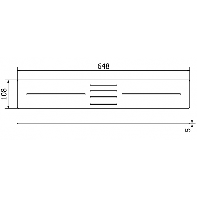 Mexen Toro покритие за поддушово корито 130-160 см, бяло - 43920020