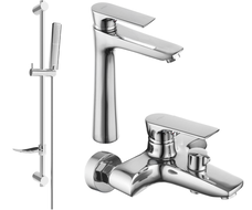 Mexen Axel DF72 комплект за вана, хром - 73813DF72-00