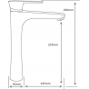 Mexen Axel DF72 комплект за вана, хром - 73813DF72-00