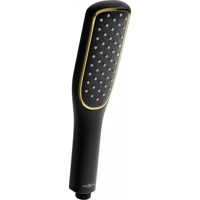 Mexen R-49 душ глава 1-функционална, черна/златна - 79549-75