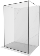 Mexen Kioto Самостоятелна душ-стена 160 x 200 см, черна рамка 8 мм, хром - 800-160-002-01-70