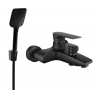 Mexen Axel R62 вана батерия с душ комплект, черен - 7383R62-70