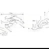 Mexen Caro DF62 комплект за вана, черен - 746603DF62-70