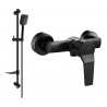 Mexen Caro DF62 душ батерия с душ комплект, черна - 74664DF62-70