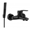 Mexen Caro R72 смесител за вана с душ комплект, черен - 74663R72-70