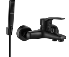 Mexen Caro R72 смесител за вана с душ комплект, черен - 74663R72-70